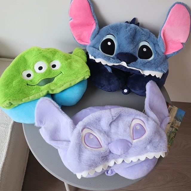 Comfortable Stitch Alien Neck Pillow Kawaii Anime Office Nap